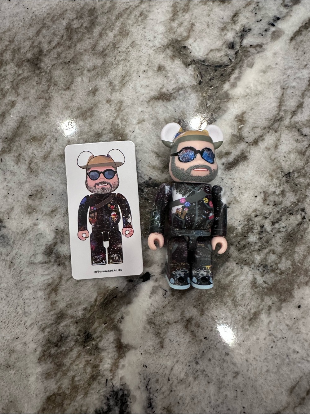 Bearbrick 100% Mr Brainwash Series 51 Super Secret